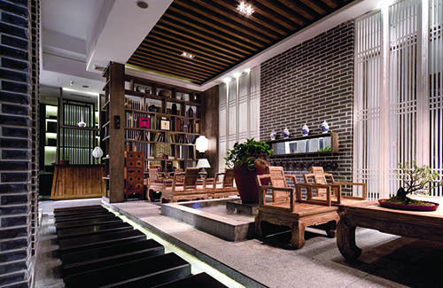 徽派茶文化觀茶天下中式裝修茶樓中式茶館