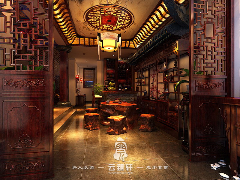 茶樓的古典裝飾