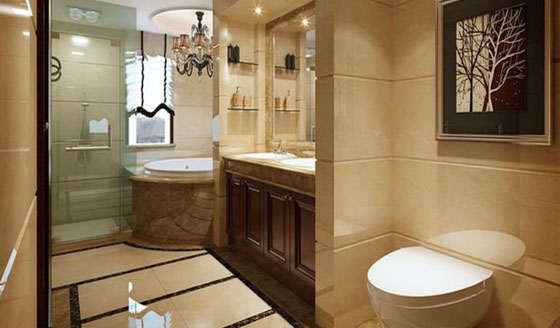 中式裝修衛(wèi)生間效果圖