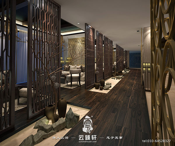 進(jìn)入內(nèi)部整體的會(huì)所環(huán)境