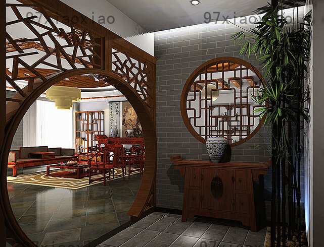 中式設計玄關應該注意哪些問題中式設計