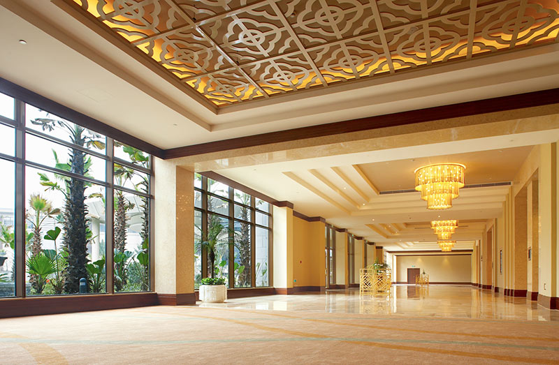 中式酒店的入口通道設計