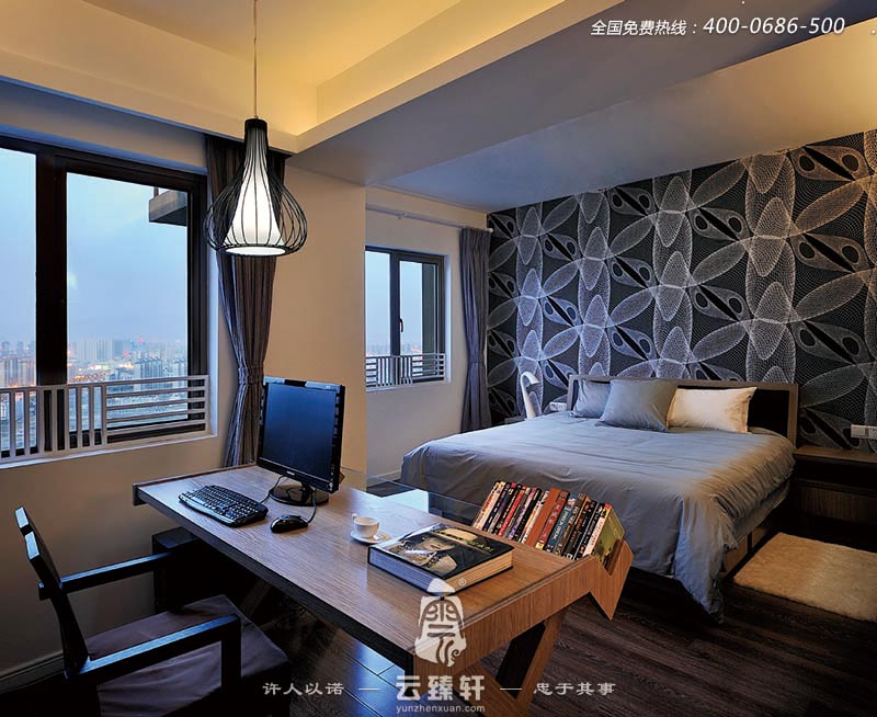 臥室簡約中式風格裝修效果圖