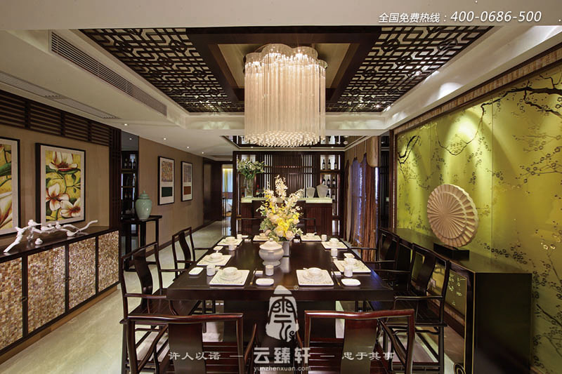 優(yōu)雅大氣的中式精品住宅設(shè)計裝修效果圖