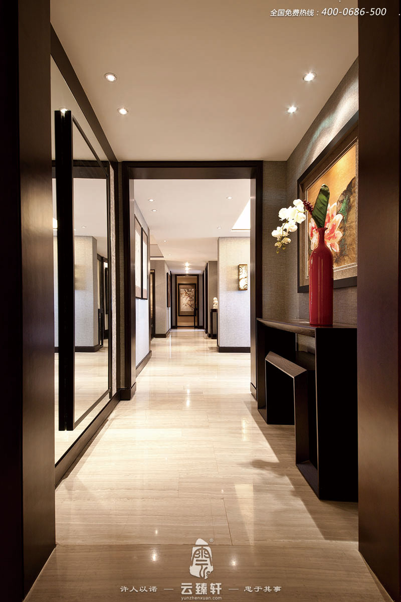 中式玄關(guān)設(shè)計效果圖