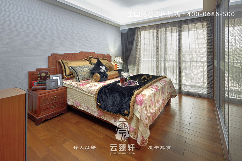 古典中式設(shè)計(jì)的臥室裝修效果案例