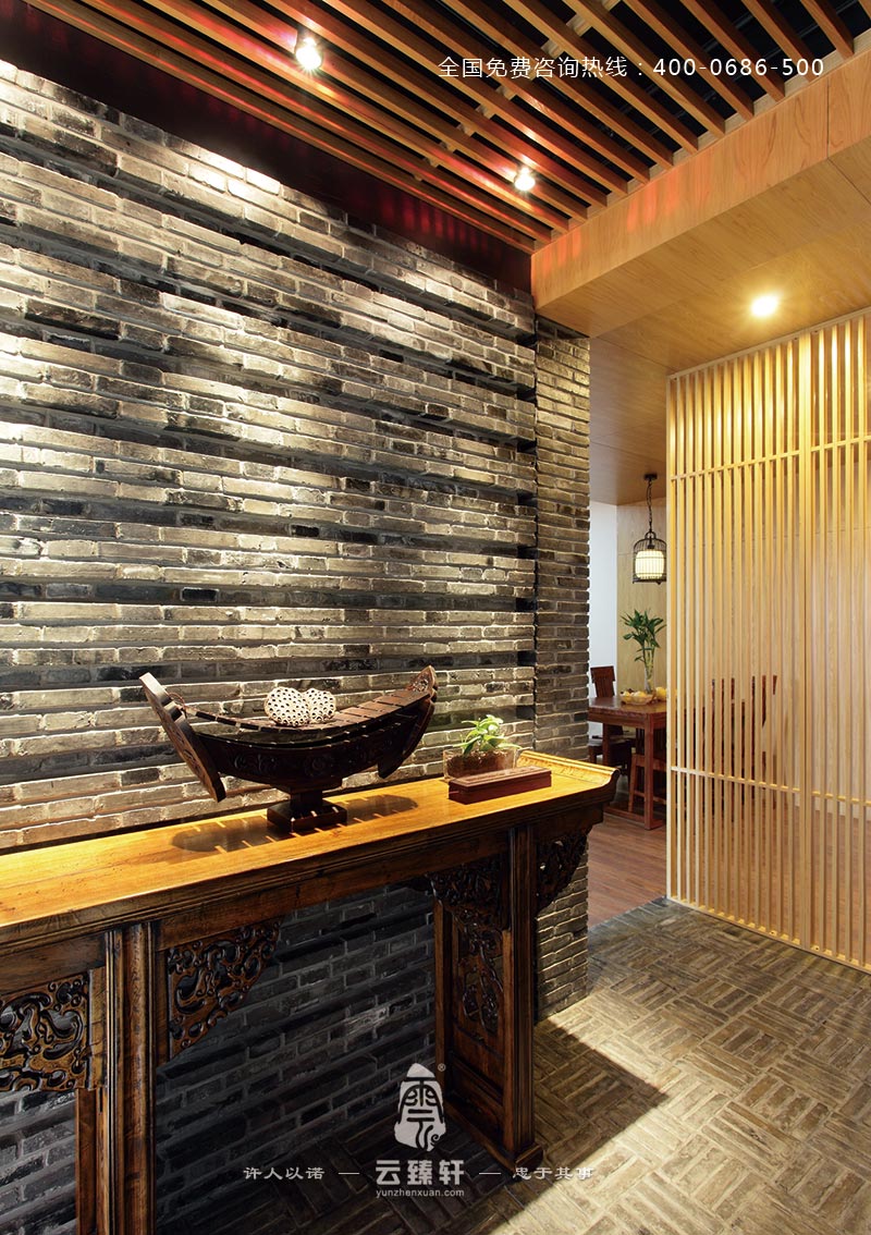 中式玄關(guān)裝修設(shè)計