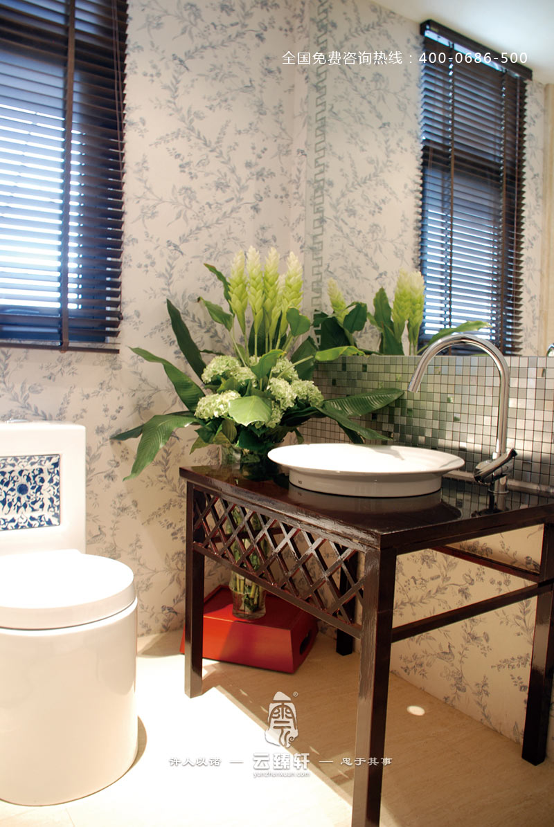 新中式風(fēng)格的衛(wèi)生間裝修設(shè)計(jì)的完美無(wú)瑕