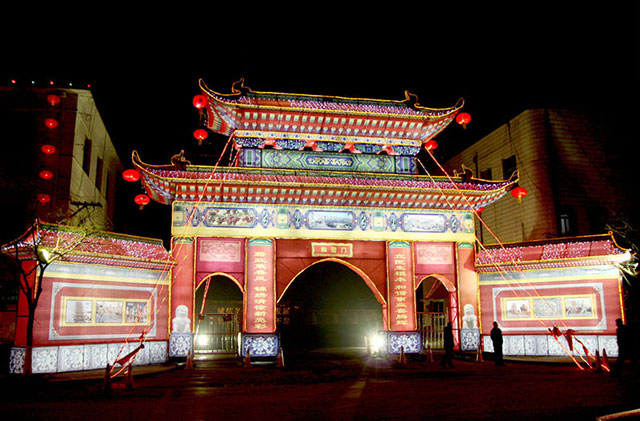 中式設(shè)計(jì)中的彩門樓