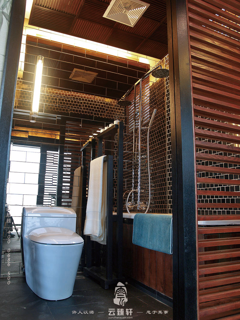 山居別墅衛生間裝修效果圖