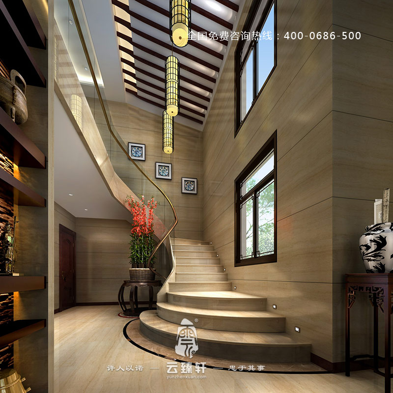 簡約的樓梯口處裝修效果圖