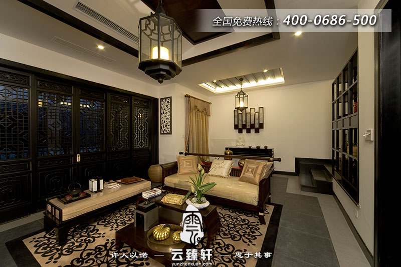 黑白搭配的客廳裝修