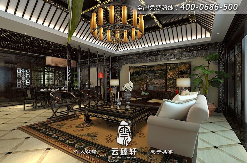 古典中式客廳裝修效果圖