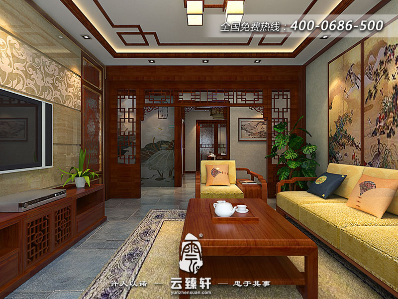 客廳的另一個(gè)角度的裝修效果圖