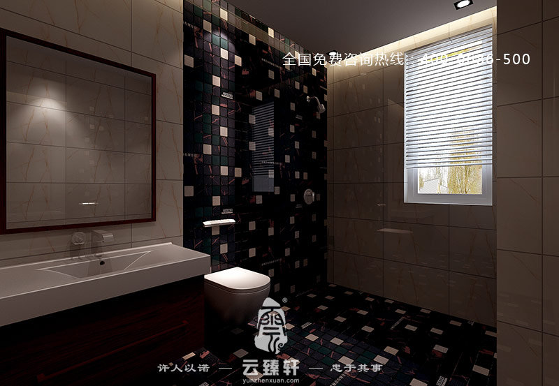 古典中式衛(wèi)生間裝修效果圖