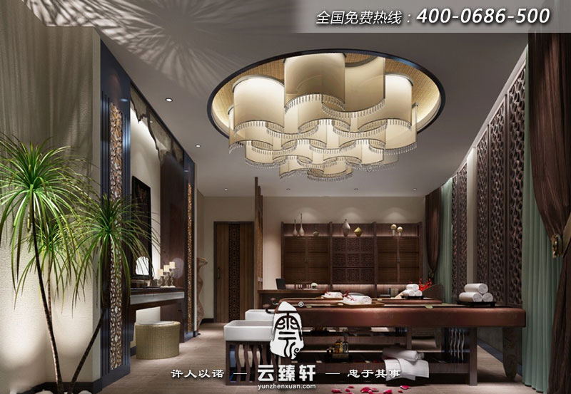 SPA養生會所裝修的VIP房間另一角度