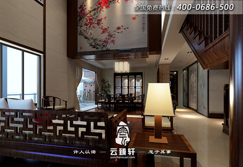 將餐廳置于與會(huì)客廳并排，通透處理