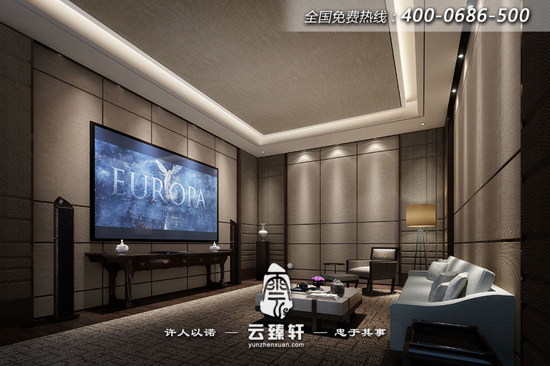 別墅里的影音室