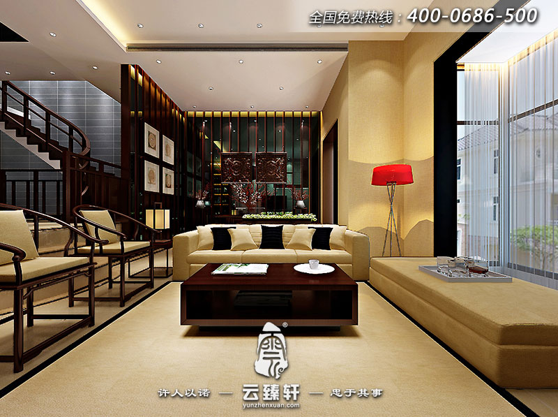 別墅主會(huì)客廳的另一個(gè)視角