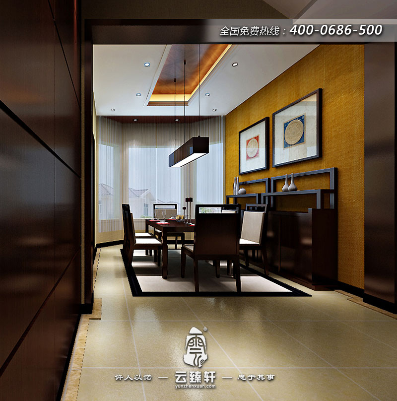 餐廳的另一個(gè)視角，簡(jiǎn)潔素雅