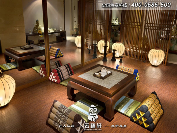 做完SPA之后，三五好友可以在會(huì)所茶室里喝茶暢談