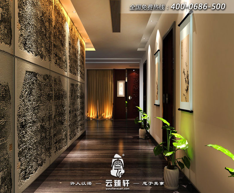 養生館廊道裝飾