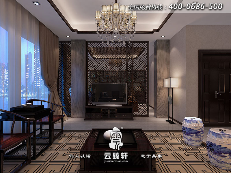 中式設(shè)計(jì)客廳