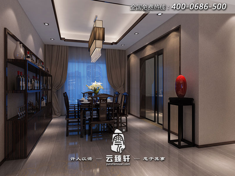 中式餐廳的設(shè)計(jì)裝修趨向于簡(jiǎn)約