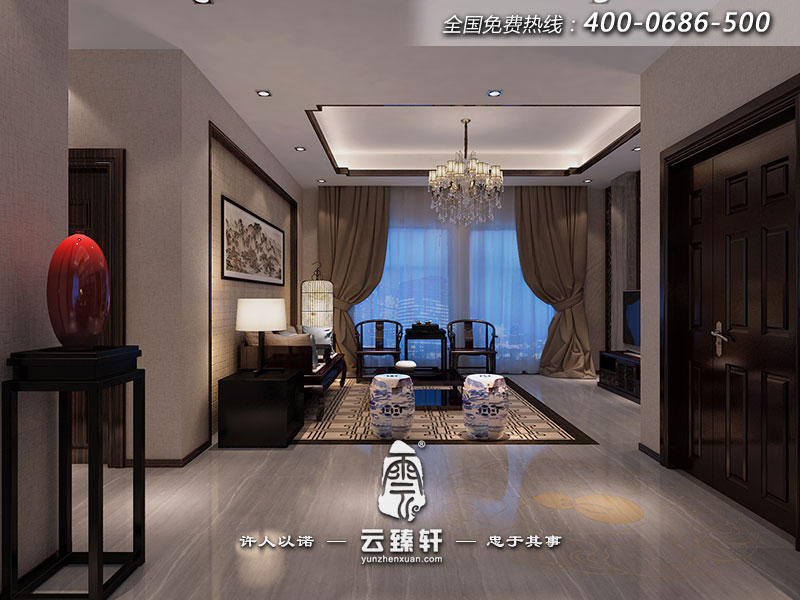 門廳的裝飾簡(jiǎn)約大氣