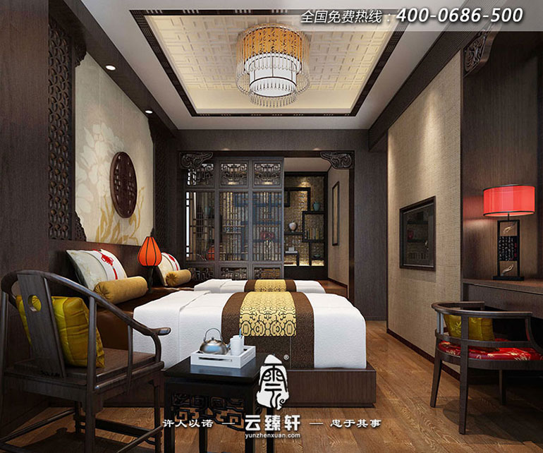 臥室的裝修也可謂是古典中式的一個代表