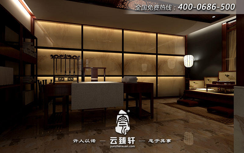 新古典書房裝修效果圖