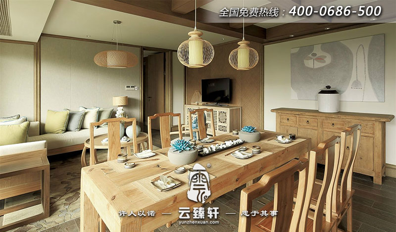 茶室的設計更是帶給人一種放松感和親切感