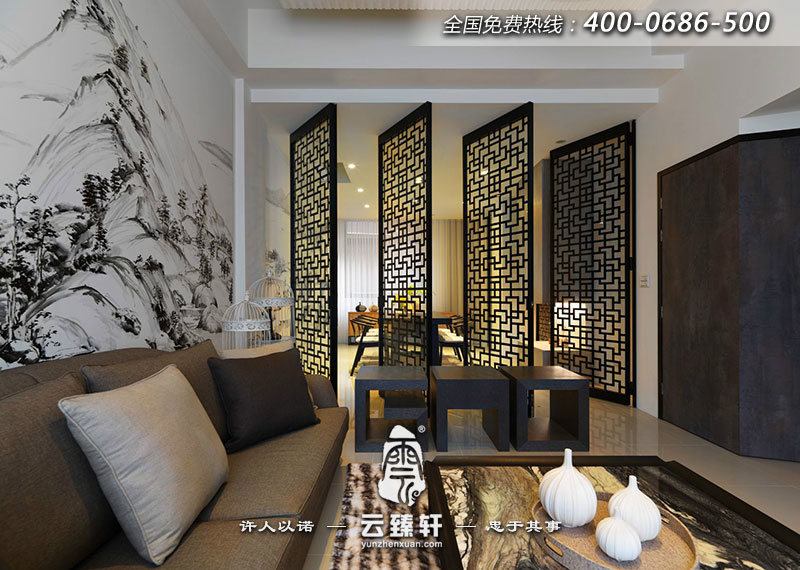 益陽三居室設(shè)計中的禪意空間