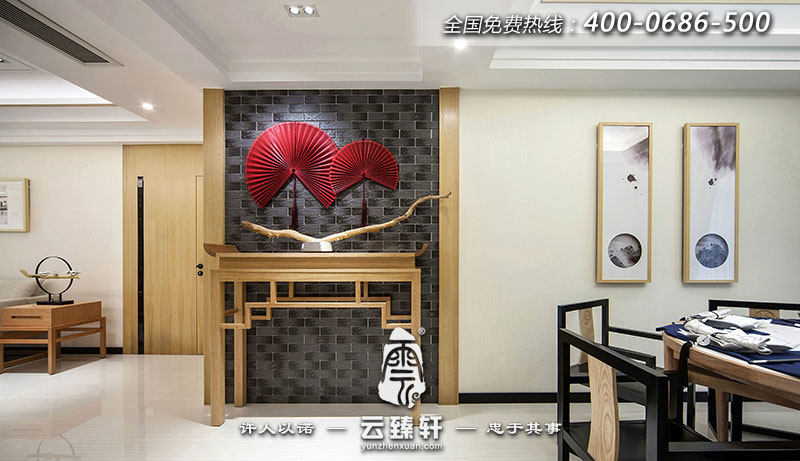 濃濃的禪意玄關(guān)區(qū)域裝飾