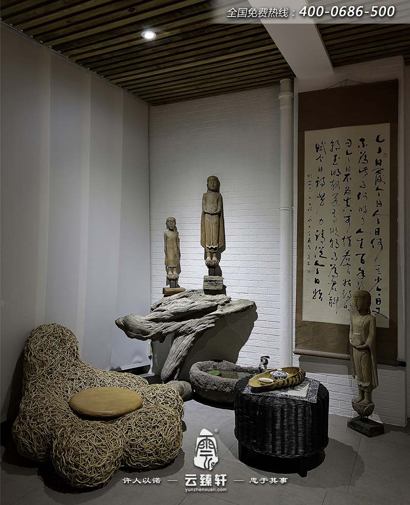 此禪房是業(yè)主用于打坐修心養(yǎng)性的地方