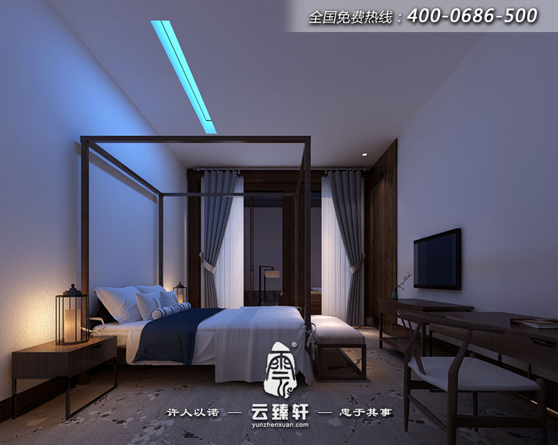 客棧的豪華套房臥室