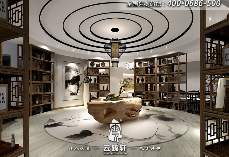 女子養(yǎng)生會(huì)所的展示廳裝飾