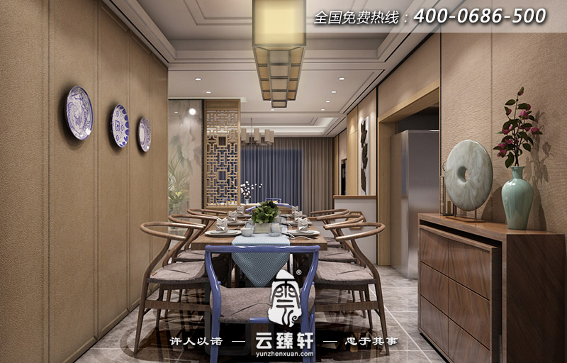 禪意家居餐廳設(shè)計效果圖