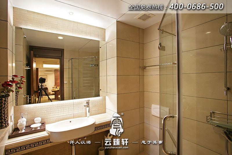 中式樣板房衛(wèi)浴間裝修圖片