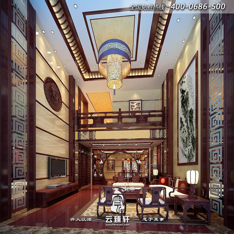 古典別墅客廳裝修效果圖