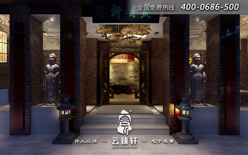 茶樓門頭設(shè)計效果圖