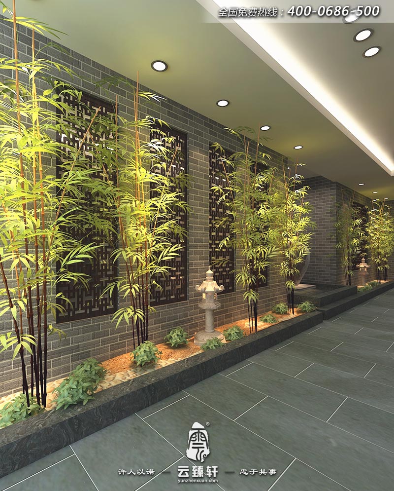 茶樓走廊裝修效果圖