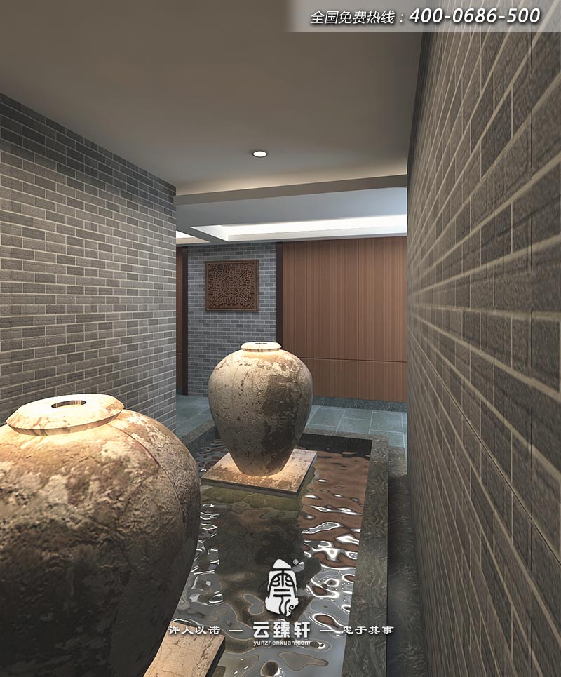 茶樓水景裝飾效果圖