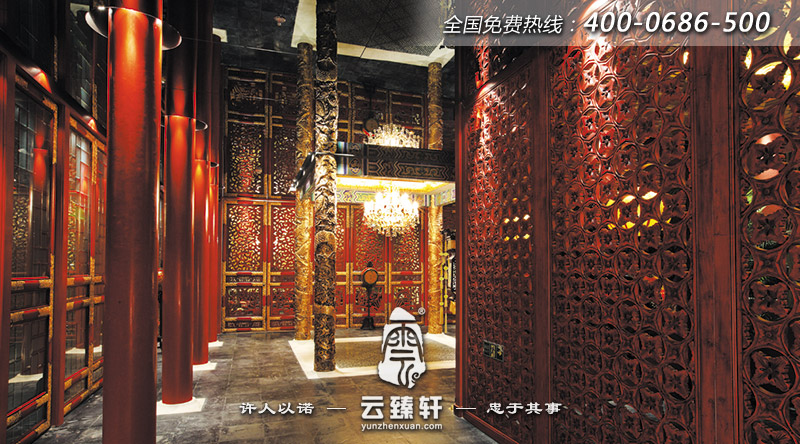 茶樓室內金碧輝煌