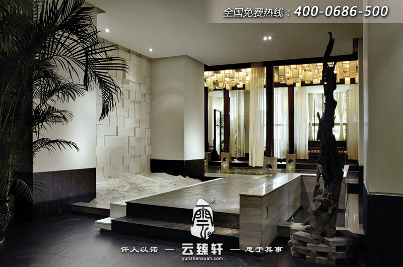 茶館里的過道景觀設計