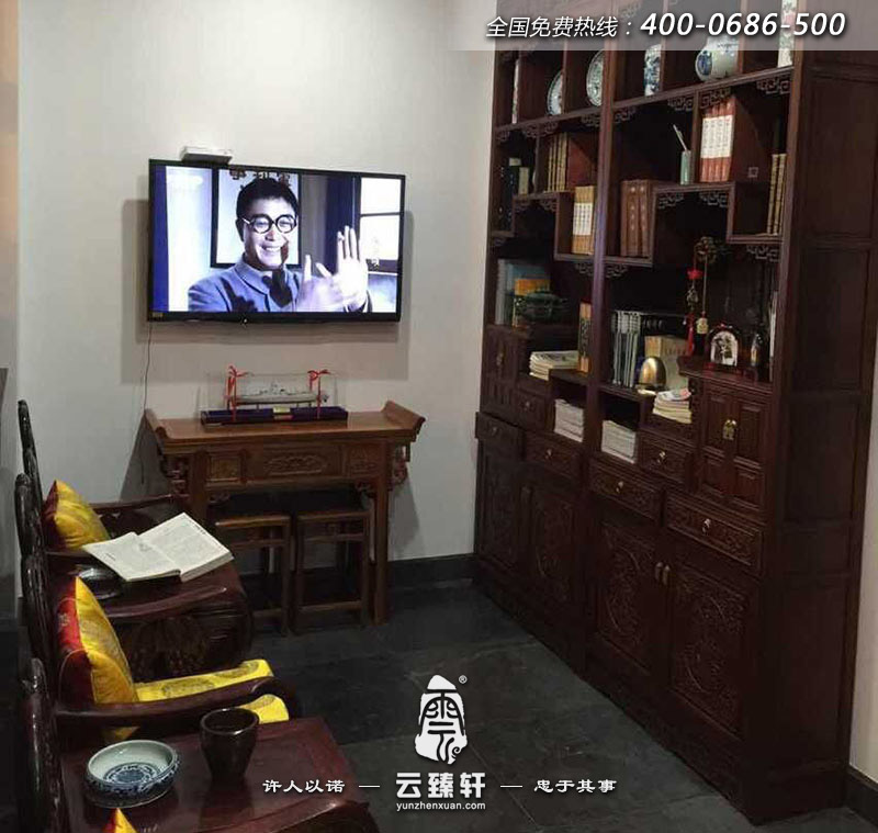 茶樓書房一角裝修效果圖