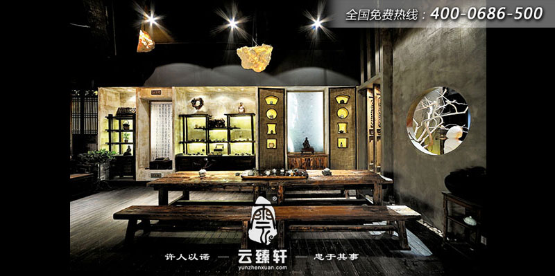 古典茶樓大堂裝修