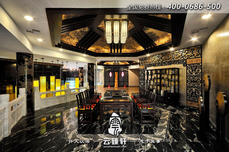 中式餐廳大堂設(shè)計(jì)