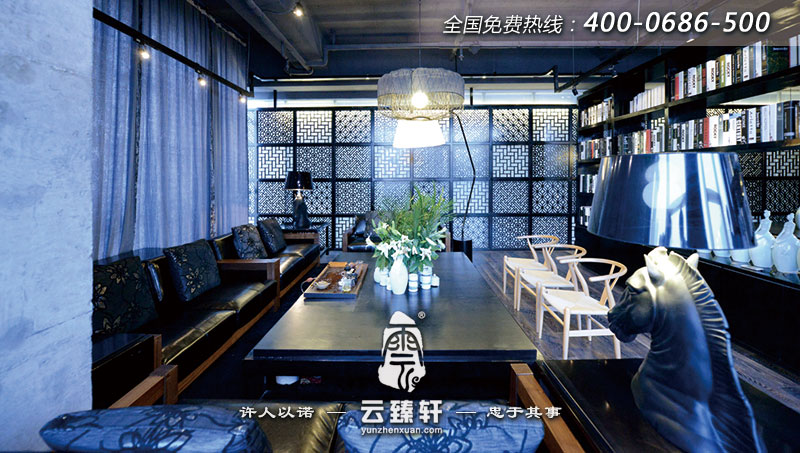 寧靜中張揚(yáng)著活力的中式辦公室