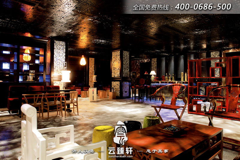 中式休閑餐廳設計